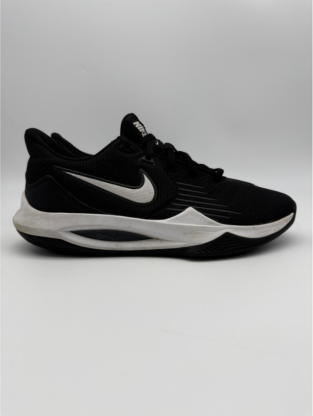 Nike Precision 5 Mens Basketball Shoes Black White Anthracite Size 10.5
